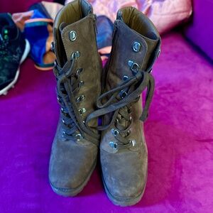 Steve Madden Brown Suede Boots - Size 10 -